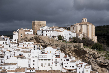 白色村庄的加的斯省 Setenil de las 酒厂