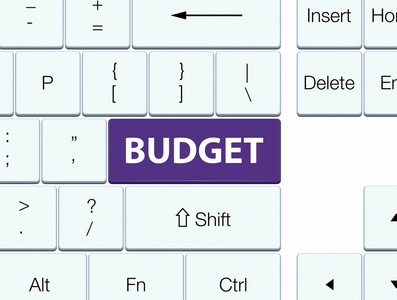 预算紫色键盘按钮图片