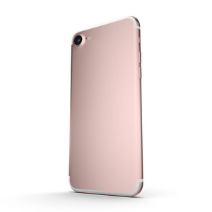 3d 呈现粉红色与黑色的屏幕的智能手机
