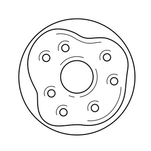 圆环向量线图标