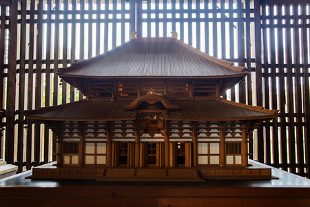 在古都奈良的东大寺