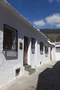 Capileira，Alpujarra，安达卢西亚格拉纳达省的街道