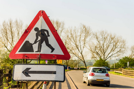 英国机路道路路标与方向箭头