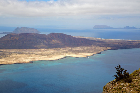 花西班牙美丽华德尔里奥港口天空云海滩在 lan