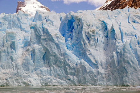 Spegazzini 冰川视图从阿根廷湖, 阿根廷
