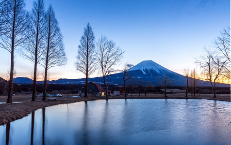 富士山日出