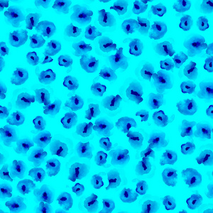 精致的花纹蓝丝水彩无缝图案经典水彩文摘