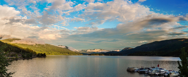 查看到在挪威 sognefjord