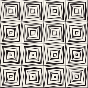 矢量无缝白色和黑色的对角线格子网格模式