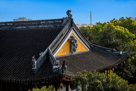 苏州汉山寺普米族塔俯瞰修道院