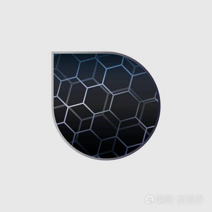 抽象六角形符号