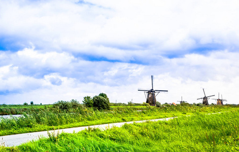 历史风车由风车村荷兰