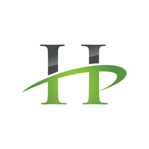H 绿色初始公司耐克标志