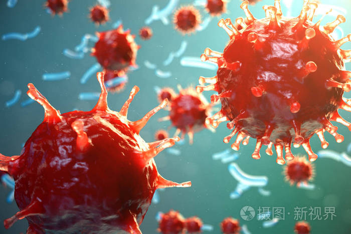 肝炎病毒, 甲型h1n1 流感病毒, 流感, 细胞感染机体, 艾滋病.