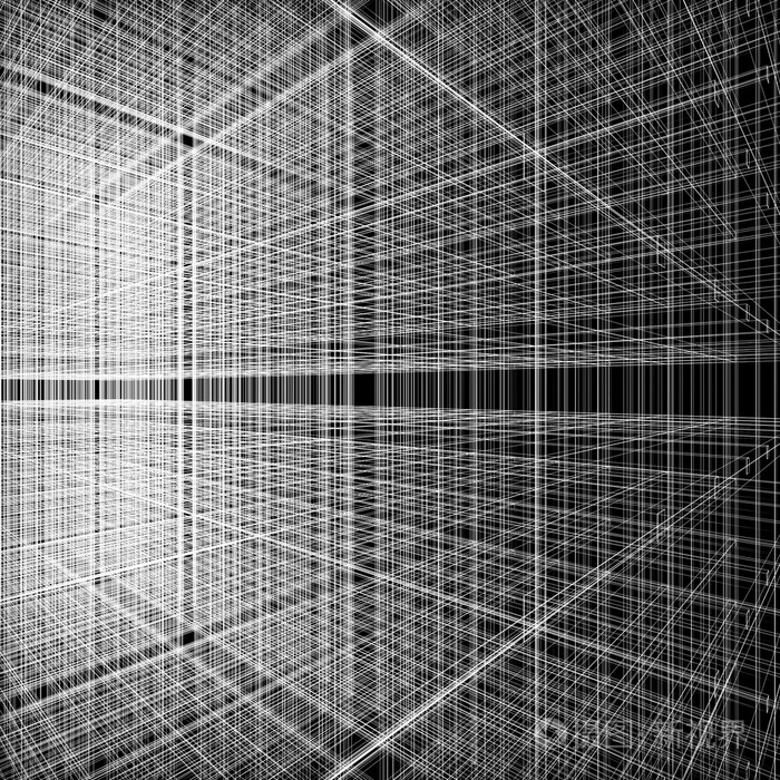 3d 摘要的建筑背景网格线
