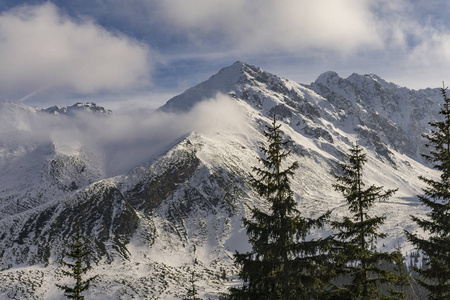 冬 Tatra 山大峰