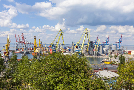 海港口敖德萨，黑海乌克兰