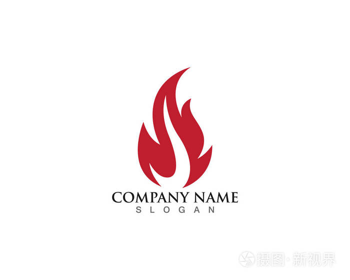 火火焰标志模板