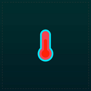 温度计平面图标图片