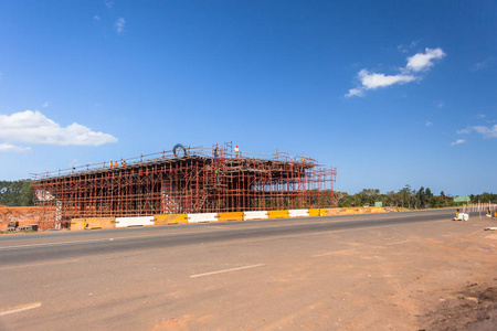 建设新桥公路图片