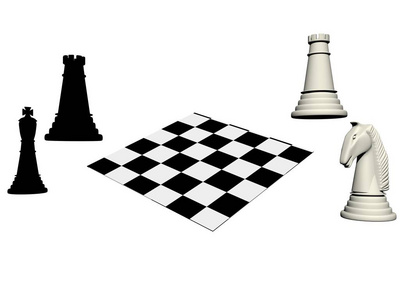 棋的商业想法为竞争3d 渲染