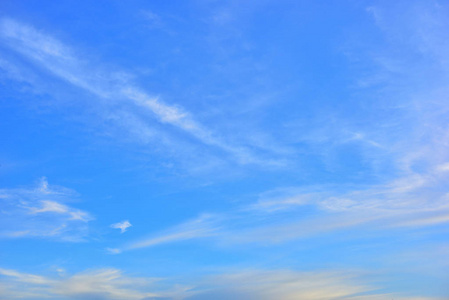 天空与云彩美丽的日落背景