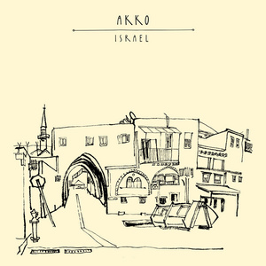 Akko 旅游明信片