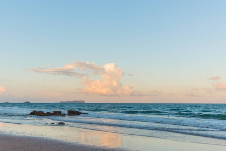 海上日落