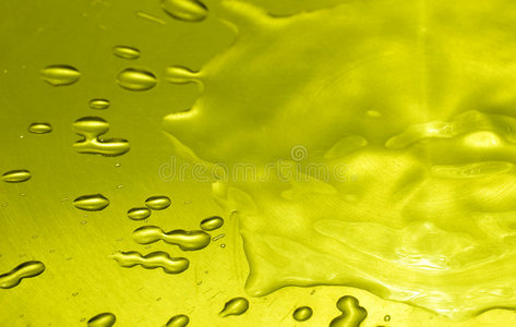 黄色水滴背景ii