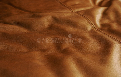棕色皮革材料