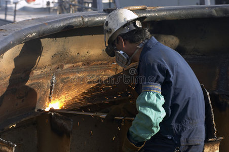修理 金属 面具 工艺 劳动 制造业 安全 男人 喷雾 建设