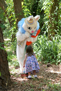 复活节兔子和孩子