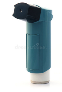 蓝色哮喘吸入器