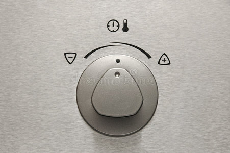 拉丝铝烤箱旋钮