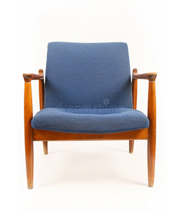 旧蓝色椅子