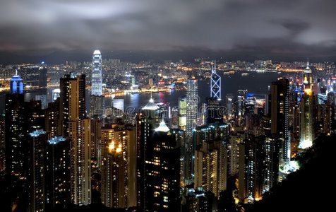 香港城市夜景