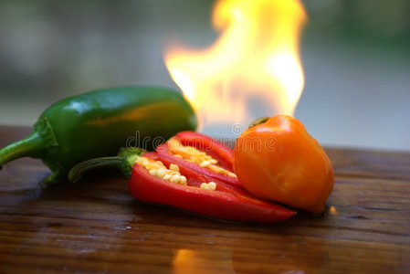 炽热的辣椒图片
