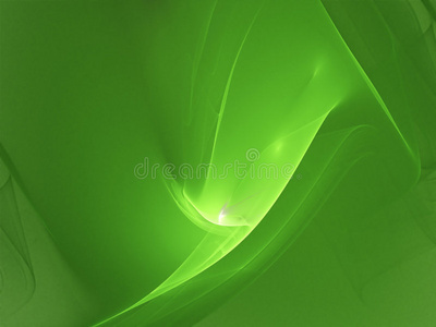 绿波插画