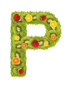 水果字母表p