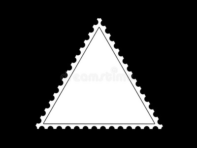 三角形邮票架