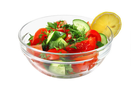 碗中生蔬菜沙拉