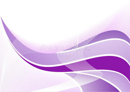 矢量紫抽象波