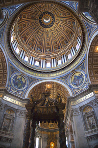 梵蒂冈内的米开朗基罗穹顶罗马意大利