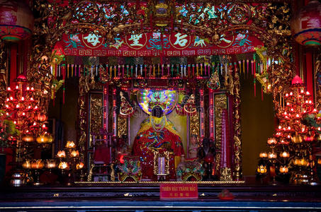 越南中国寺庙内部
