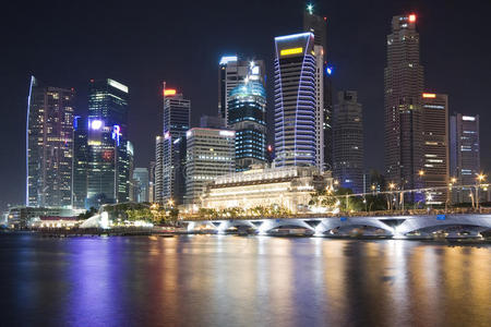 新加坡城市夜景