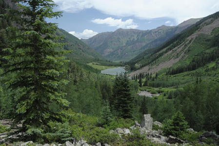 科罗拉多落基山风景图片