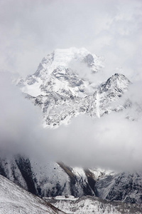 尼雷卡山云景，喜马拉雅山，尼泊尔