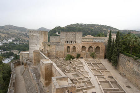 阿尔罕布拉的阿尔卡扎巴要塞
