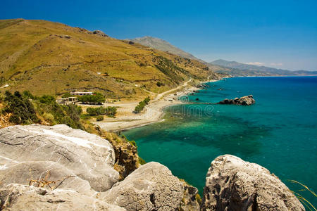 希腊海滩风景