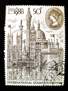 英国，约1980年国际邮票展